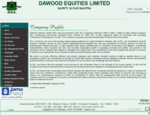 Tablet Screenshot of dawoodequities.com
